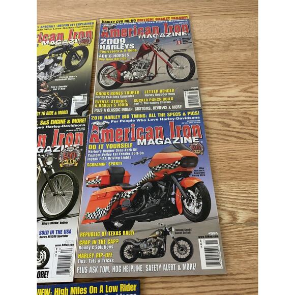 Lot Of 5 American Iron Magazine 2009 Past Issues - Picture 3 of 4